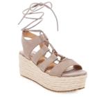Women's Pebbles Wrap Flatform Espadrille Sandals - Mossimo Supply Co. Taupe 11,