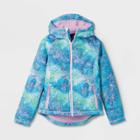 Girls' Tie-dye Solid Sherpa Softshell Jacket - All In Motion Purple
