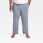 Men's Big & Tall Soft Stretch Tapered Joggers - All In Motion Dark Blue