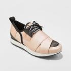 Women's Lacey Banded Sneakers - A New Day Rose Gold