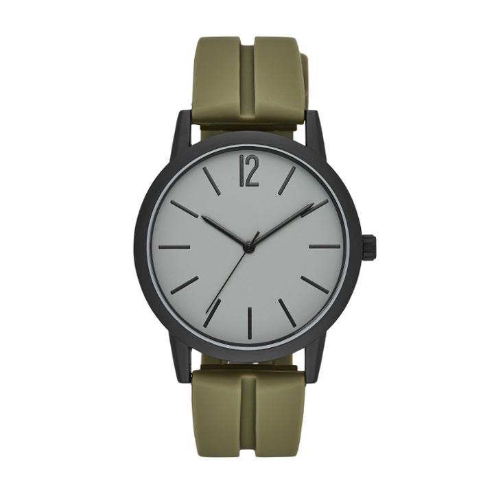 Target Men's Rubber Strap Watch - Goodfellow & Co Green