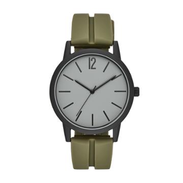 Target Men's Rubber Strap Watch - Goodfellow & Co Green