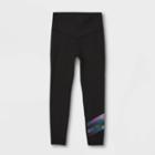 Girls' High-waisted Leggings - All In Motion Black