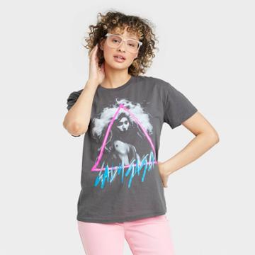 Women's Lady Gaga Short Sleeve Graphic T-shirt - Black