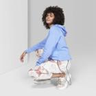 Women's Cropped Hoodie - Wild Fable Bicycle Blue