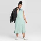 Women's Plus Size Sleeveless Knit Dress - Universal Thread Mint 1x, Women's, Size: