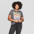 Target Women's Coca-cola Plus Size Short Sleeve Palm Graphic T-shirt (juniors') - Dark Heather Gray