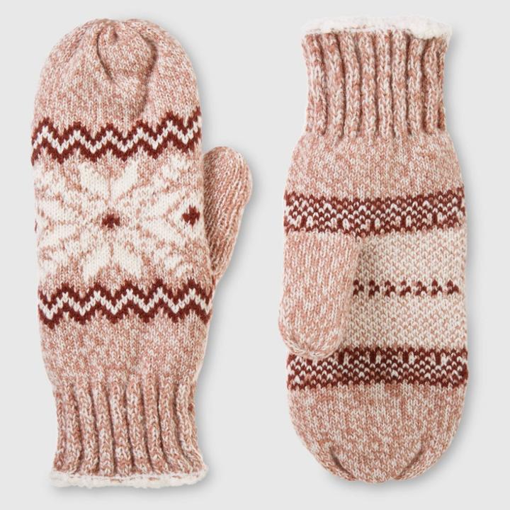 Isotoner Women's Smartdri Knit Snowflake