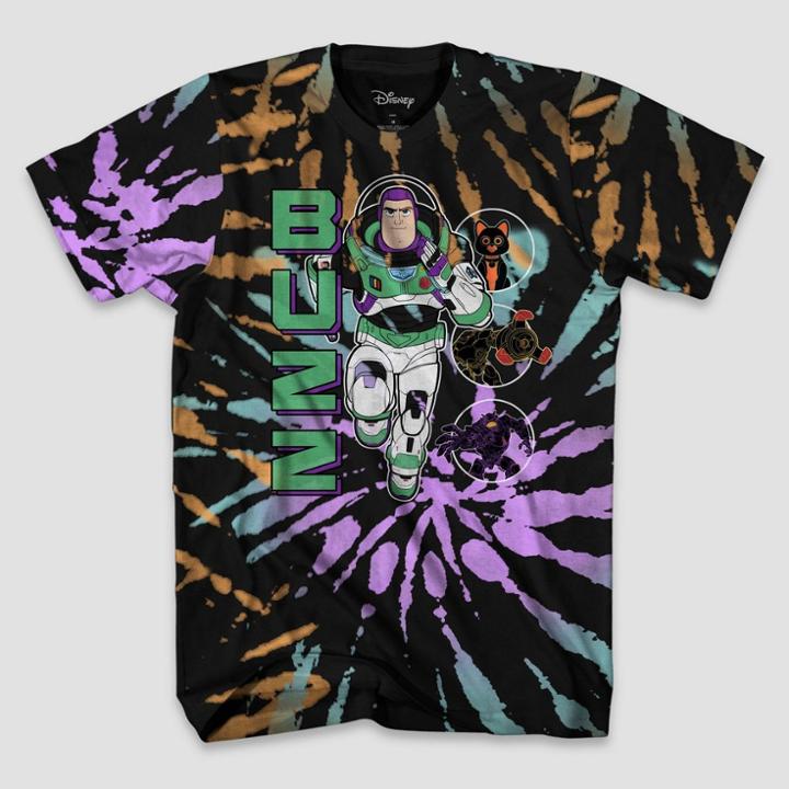 Boys' Toy Story Lightyear Short Sleeve Graphic T-shirt - Black