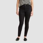 Denizen From Levi's Women's Ultra High-rise Super Skinny Jeans - Black