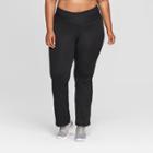 Women's Plus Size Everyday Mid-rise Straight Pants 31.5 - C9 Champion Black,