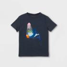 Boys' Shark Short Sleeve Graphic T-shirt - Cat & Jack Navy