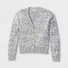 Girls' V-neck Button-down Cardigan - Cat & Jack Gray