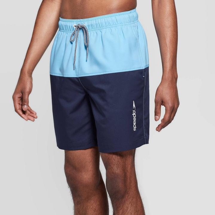 Speedo Men's 8 Volley Swim Trunks - Blue