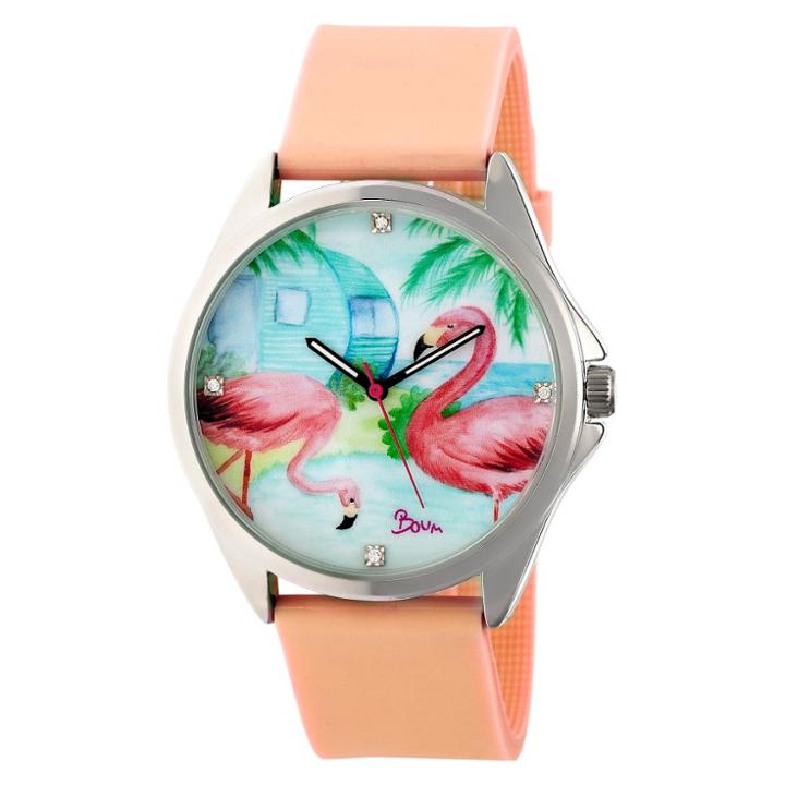 Boum Paradis Ladies Strap Watch - Coral