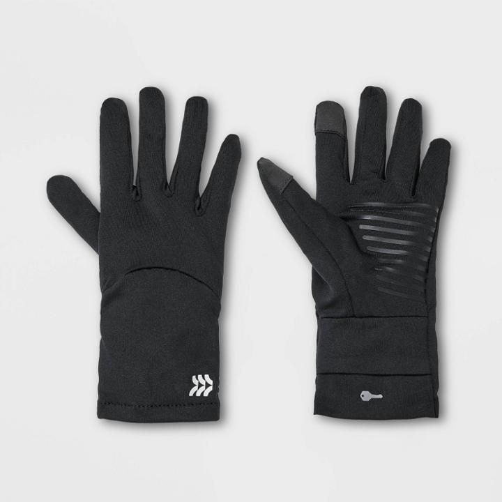 Women's Jersey Run Gloves - All In Motion Black