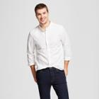 Men's Standard Fit Short Sleeve Woven Button-down Shirt - Goodfellow & Co White