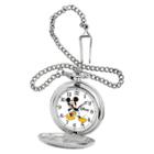 Men's Disney Mickey Mouse Pocket Watch - Silver,