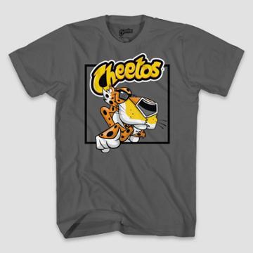 Frito-lay Men's Cheetos Block Short Sleeve Graphic T-shirt - Charcoal M, Men's, Size: