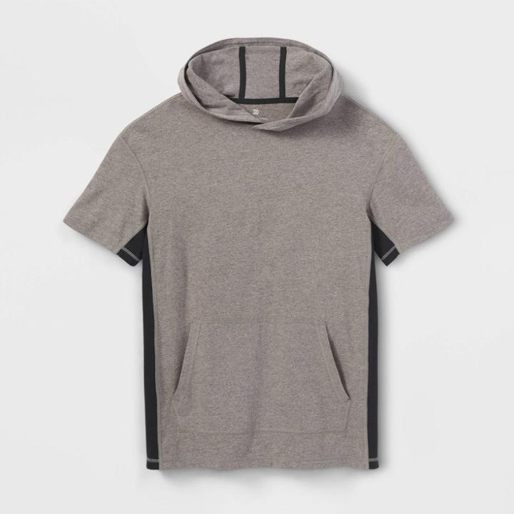 Boys' Short Sleeve Hooded T-shirt - All In Motion Gray