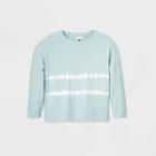 Women's Plus Size Tie-dye Sweatshirt - Universal Thread Blue 1x, Women's,