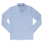 French Toast Boys' Long Sleeve Pique Uniform Polo Shirt -