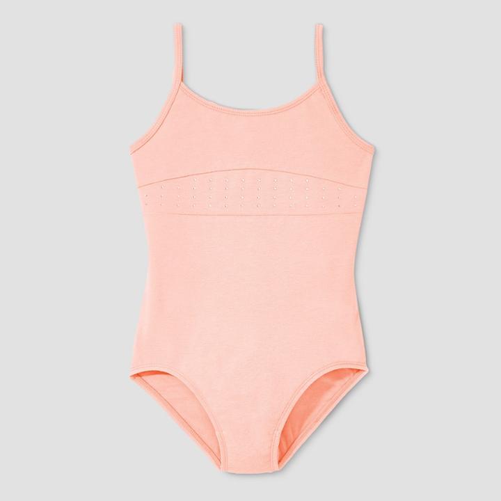 Freestyle By Danskin Girls' Cami Leotard - Pink