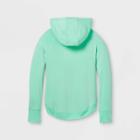 Girls' Soft Fleece Hooded Sweatshirt - All In Motion Mint