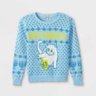 Mad Engine Girls' Hanukkah Pullover Sweater - Blue
