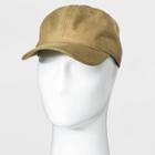 Men's Micro Suede Baseball Hat - Goodfellow & Co Khaki One Size,