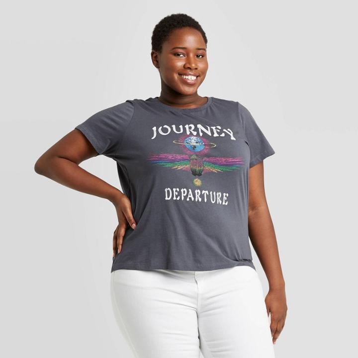 Women's Journey Short Sleeve Graphic T-shirt - Black