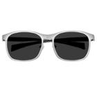 Breed Men's Halley Polarized Sunglasses With Titanium Frame And Carbon Fiber Arms - Silver/black,