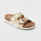 Women's Mad Love Genna Platform Footbed Sandals - Gold