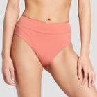 Sunn Lab Swim Women's Cheeky High Waist Bikini Bottom - Antique