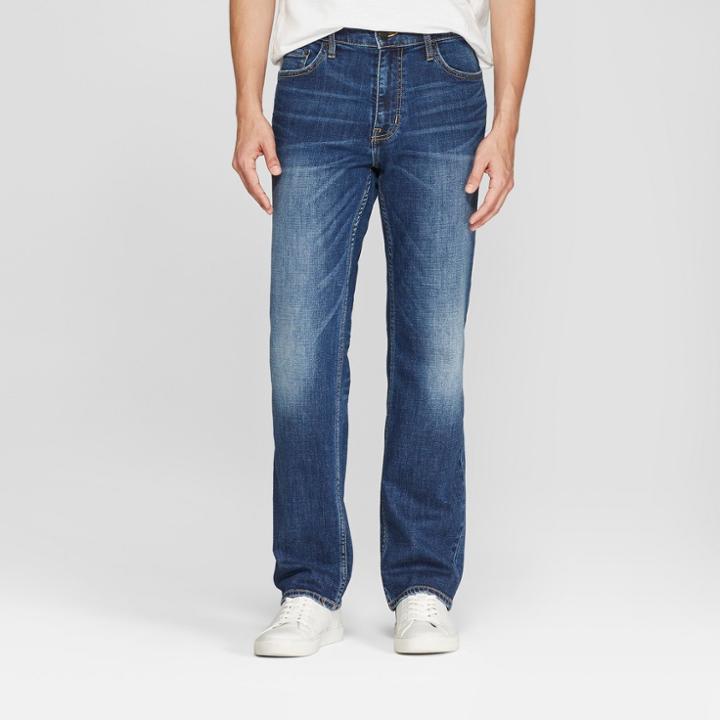 Men's Straight Fit Jeans - Goodfellow & Co Medium Wash