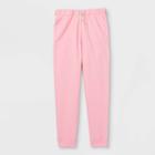 Girls' Adaptive Diaper Friendly Jogger Pants - Cat & Jack Pink