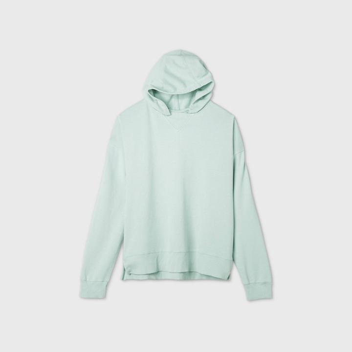 Women's Beach Fleece Hooded Sweatshirt - Universal Thread Mint