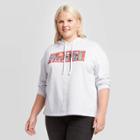 Women's Marvel Plus Size Hooded Sweatshirt (juniors') - Athletic Heather 1x, Women's, Size: