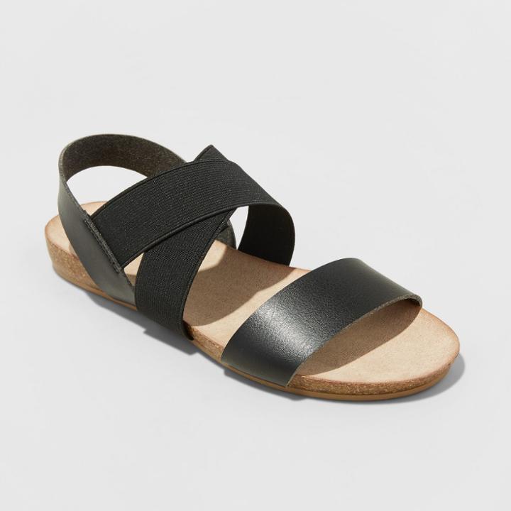 Women's Kerryn Footbed Sandals - Universal Thread Black