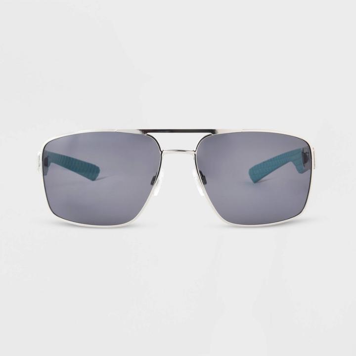 All In Motion Men's Metal Aviator Sunglasses - All In