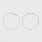 Target Textured Hoop Earrings - A New Day Rose Gold