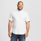 Men's Tall Short Sleeve Button-down Shirt - Goodfellow & Co Silver Foil