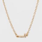 Sugarfix By Baublebar Initial L Alpha Pendant Necklace, Women's, Size: Large, Gold -