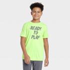 Petiteboys' Short Sleeve Ready To Play Graphic T-shirt - All In Motion Lime Yellow Xs, Boy's, Green