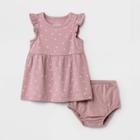 Baby Girls' Heart Dress - Cat & Jack Pink Newborn
