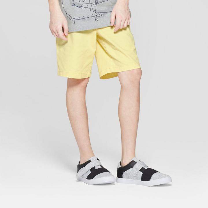 Boys' Stretch Chino Shorts - Cat & Jack Yellow