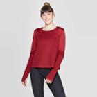 Women's Training Long Sleeve Mesh Open Back T-shirt - C9 Champion Red