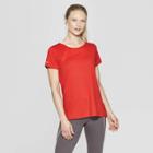 Women's Short Sleeve Running T-shirt - C9 Champion Red Flame