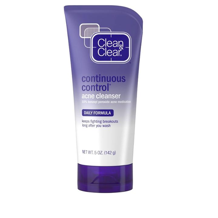 Clean & Clear Continuous Control Acne Cleanser - 5 Fl Oz, Adult Unisex
