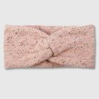 Isotoner Adult Recycled Knit Headband - Blush